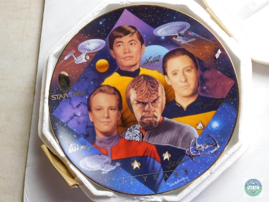 Star Trek Collector Plate Starfleet Navigators 30 years