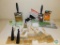 Lot Paint Brushes and Rollers and Spray Gun