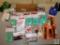 Large lot of Air Filters, Cheese Cloth, Spray Socks, Brush & Roller Cleaner, & Edger Items
