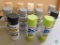 Lot 12 Cans Rust-Oleum Spray Paint Key Lime, Beige, and Galvanizing Compound