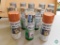 Lot 12 Cans Rust-Oleum Spray Paint Cans Metallic Silver & Chrome, and Bronze