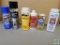 Lot of Cleaner Easy-Off, Window Wax, Stainless Steel, and Concrete Cleaner