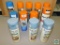 Lot of 12 Rust-Oleum & Other Brand Spray Paint Slate Blue, Orange, and Royal Blue