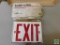 Lot of 2 EXIT Signs Emergency Lights