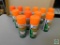 Lot of 12 Rust-Oleum Fluorescent Neon Spray Paint Cans Safety Orange
