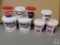 Lot of DAP Vinyl Spackling, Tile Grout, and Lightweight Spackle