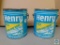 Lot of 2 Henry Elastic Roof Sealer 1 Gallon Size Cans