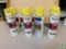 Lot of 9 Rust-Oleum Inverted Spray Paint Cans Yellow