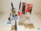 Lot of Paint Brushes, Rollers, and Paint can Opener