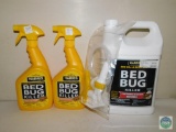Lot of 2 Harris Small Bed bug Spray and 1 Gallon Spray Bottle