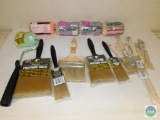 Lot of Paint Brushes and Rollers