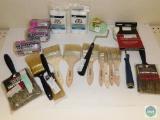 Lot of Paint Rollers and Paint Brushes