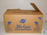 Case of Jiffy-Cover 9x12 Plastic Drop Cloths