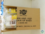 Case of Warps Flex-O-Bag Leaf and Lawn Bags 10 packs of 12