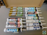 Lot of Various Caulking, Sealant, and Liquid Nails