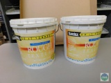 Lot of 2) 2 Gallon Buckets Bondex Rough Texture