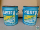 Lot of 2 Henry Elastic Roof Sealer 1 Gallon Size Cans