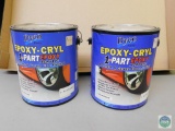 Lot of 2 Dyco Epoxy-Cryl 1 Part Concrete & Garage Floor Coating