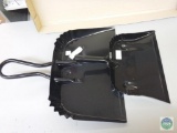 Lot 2 Dustpans 1 Regular Size 1 Industrial Size Metal