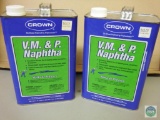 Lot of 2 VM&P Naphtha Oil Based Paint Thinner 1 Gallon Each