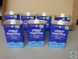 Lot of 7 VM&P Naphtha Thinner For Oil Based Paint 32 oz Each