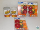 Lot of 3 Fruit Fly Traps, and 2 Cans of Fly Bait