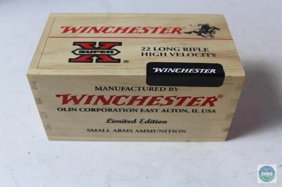 Winchester 22 LR Ammo in Limited Edition Wood Box