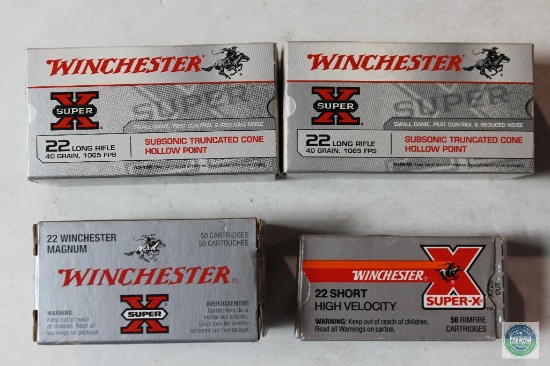 Lot of Winchester .22 Ammo LR MAG and Short