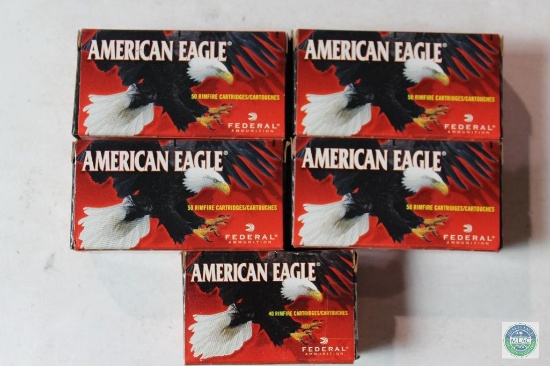 250 Rounds Federal American Eagle .22 LR