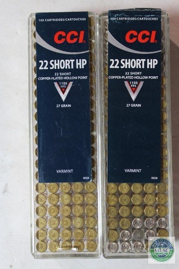 200 Rounds CCI 22 Short HP Ammo