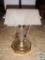 Brass & Glass Table Desk Lamp