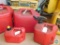 Mixed lot of fuel cans