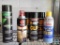 Lot of spray cans and lubricant
