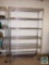 Shelftech System Metal Portable Shelving w/ Casters