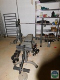 Body Champ Workout Bench & Weight Set