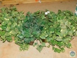 Lot of 4 Decorative Greenery in Rectangle Planters