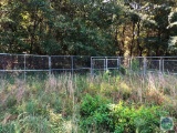 Chained link fencing - dog run or storage area