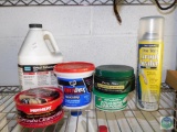 Lot of Spackling, Cleaning Wax, & Grout Cleaner