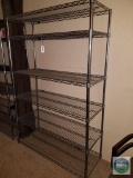 Metal shelf unit - 72 inches tall