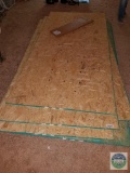 Mixed lot of plywood boards