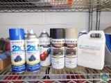 Lot of spray paint and marking dye