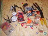 Lot Wire Cutters, Wire Nuts, Multimeter, etc.