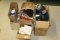 1 Lot of Coin Rollers, Coin Boxes, Office Supplies, Etc.