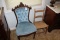 Eastlake Style Chair and Handmade Cane Bottom Chair.