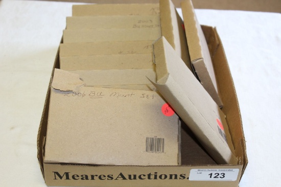 12 US Mint Uncirculated Coin Sets.