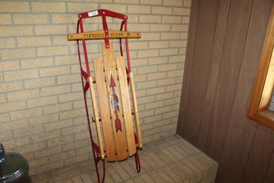 Flexible Flyer III Sled.