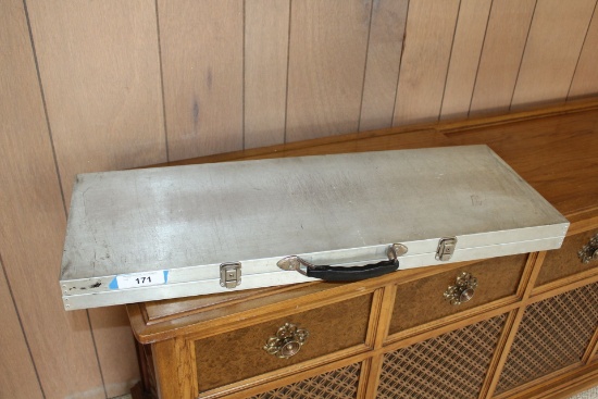 "House of Coins" Coin Display Case in Aluminum.
