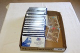 18 US State Mint 50 State Quarters Proof Sets.