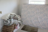 1 Lot of Bedspreads, Sheets, Comforters.