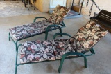 2 Pool Lounge Chairs w/Cushions.